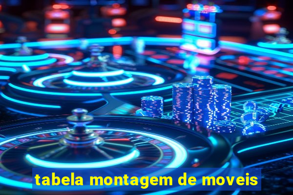 tabela montagem de moveis